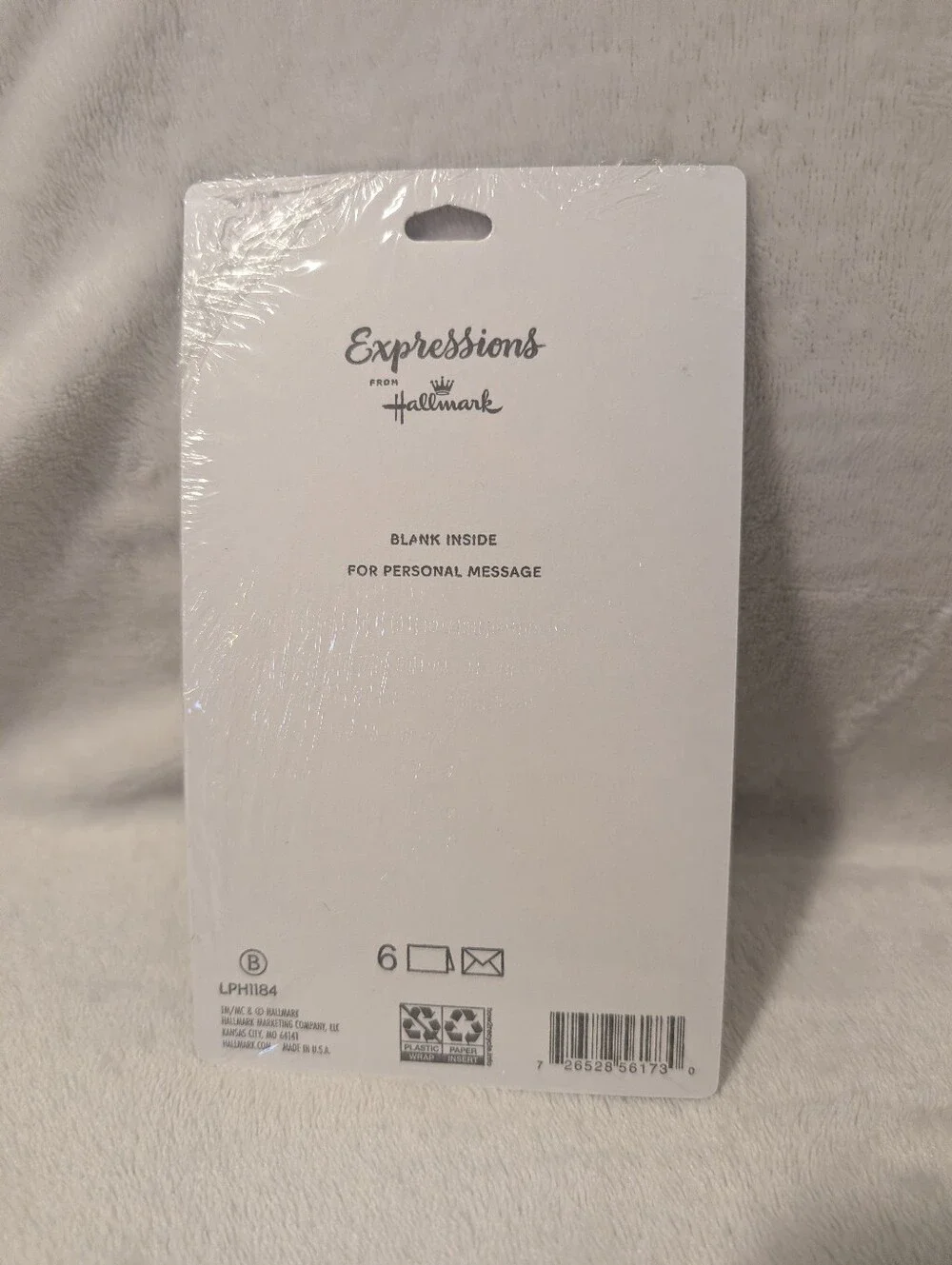 Hallmark Hello Blank Note Cards 6 Pack New Sealed